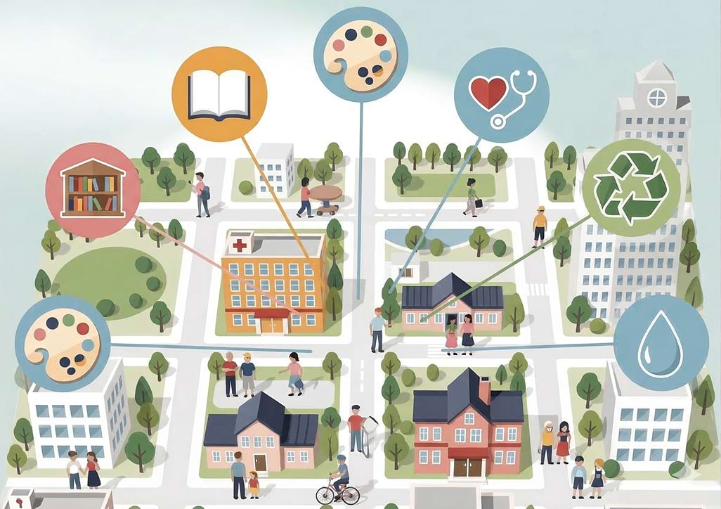 Community network illustration